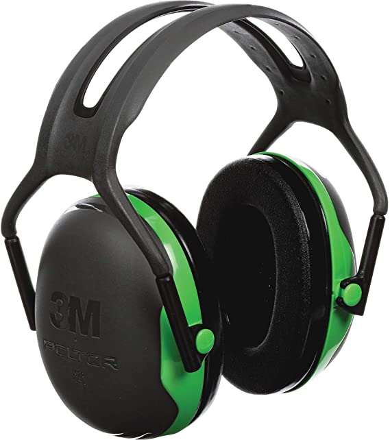 3M Peltor X1A Over-the-Head Ear Muffs, Noise Protection, NRR 22 dB, Construction, Manufacturing, Maintenance, Automotive, Woodworking