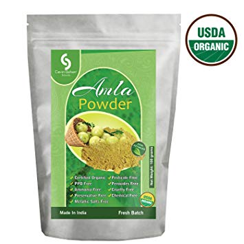 USDA Certified Organic Amla Powder - 100% pure & Natural Amla powder. Food Grade & Preservatives Free