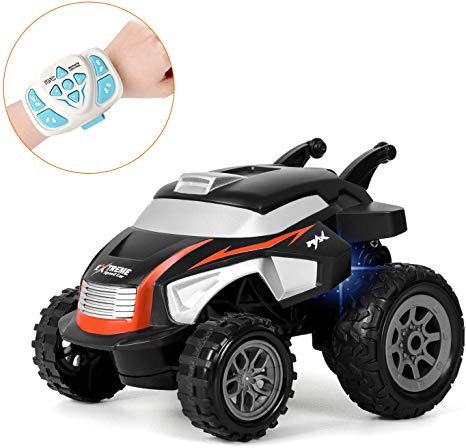 sanlinkee Remote Control Car, Remote Control Vehicles for Children Kids Toy Car Stunt Truck Vehicle Toys for Boys Girls Teenagers Adults