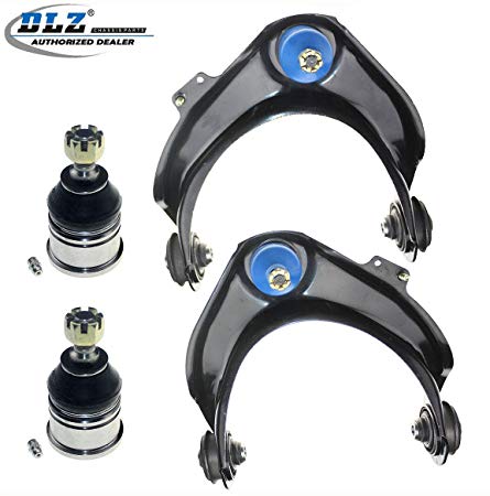 DLZ 4 Pcs Front Suspension Kit-2 Upper Control Arm Ball Joint Assembly 2 Lower Ball Joint Compatible with 1998-2002 Honda Accord 2001-2003 Acura CL 1999-2003 Acura TL RK620285 RK620284 K9643