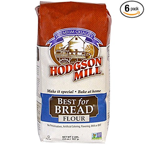 Hodgson Mill Best For  Bread Flour, 32-Ounce (Pack of 6)