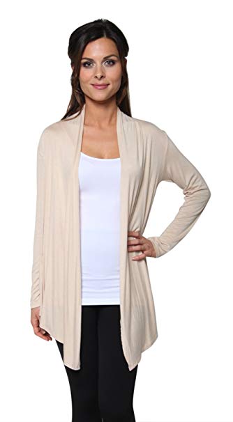Free to Live Women's Cardigan - Light Weight Sweater with Open Front