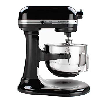 KitchenAid KG25H0XOB Professional HD Series Stand Mixer, 5 Qt, Onyx Black