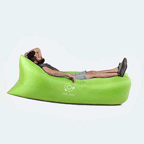 One Into Inflatable Lounger Air Sofa with Portable Package for Travelling, Indoor or Outdoor Gift for Backyard Lakeside Beach Traveling Air Lounger for Use or Inflatable Lounge for Camping Picnics