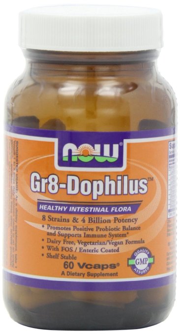 NOW Foods Gr 8 Dophilus Enteric Coated 60 Vcaps