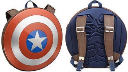 Marvel Avengers Age of Ultron Captain America Shield Backpack