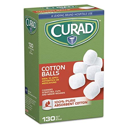 Sterile Cotton Balls, 1", 130/Box