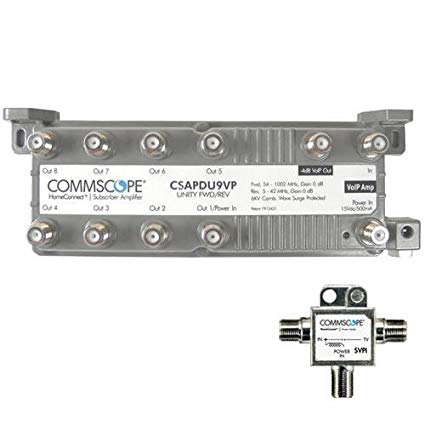 Commscope CSAPDU9VPI Passive VoIP Amplifier with Power Inserter