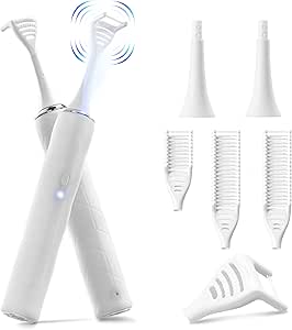 Electric Flosser for Teeth: with 4 Speeds and 50 Replacement Heads Instead of Water Floss and Floss Picks as Gum Stimulator,Tongue Cleaner,Dental Tools for Adults & Kids