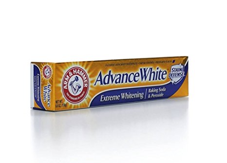 Arm & Hammer Advance White Extreme Whitening with Stain Defense Baking Soda & Peroxide Toothpaste - 4.3 oz