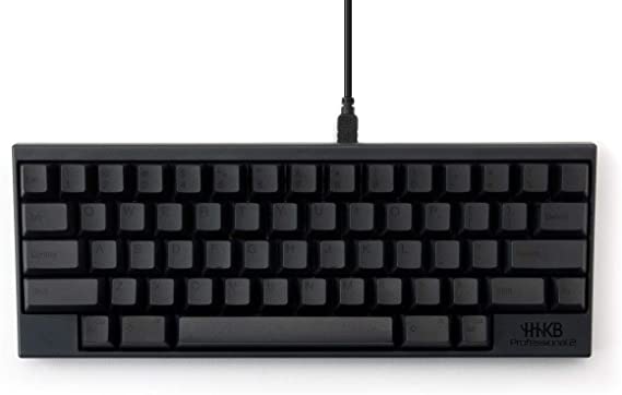 Happy Hacking Keyboard Professional2, Mechanical Keyboard 60%, Compact, Black, Printed Keys