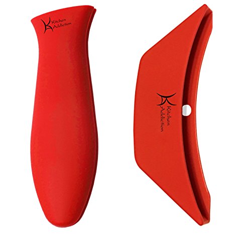 COMBO PACK | Silicone Hot Handle Holder PLUS Silicone Assist Handle (Red)