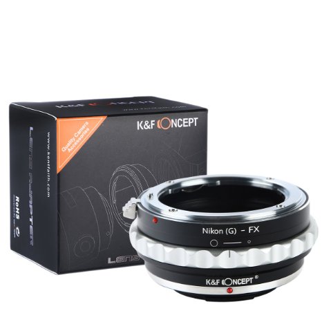 K&F Concept Camera Lens Adapter Ring For Nikon G AF-S Mount Lens To Fujifilm Fuji FX X-Pro1 X-M1 X-A1 X-E1 Adapter