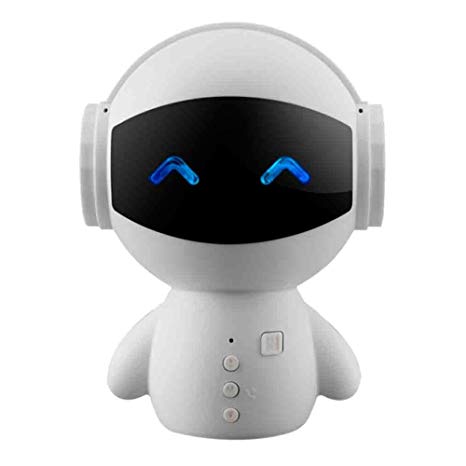 Mini Robot Wireless Bluetooth Speaker Singing Microphone with Power Bank