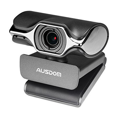 Webcam HD 1080P Ausdom AW620 Web Computer Camera with Microphone for Desktop Computer PC Laptop USB Plug and Play for Skype Video Calling