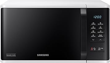 Samsung MS23K3513AW Solo Microwave, 800W, 23 Litre, White