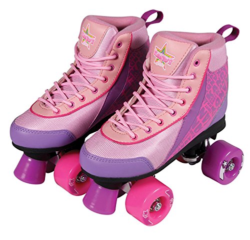 Kandy Skates Pure Passion Pink and Purple Roller Skates