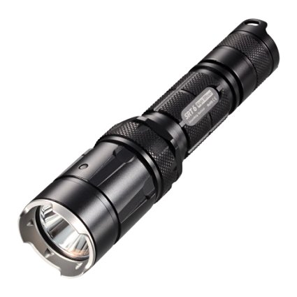 NiteCore 930-Lumens LED Flashlight with Infinite Brightness Adjustment, Black