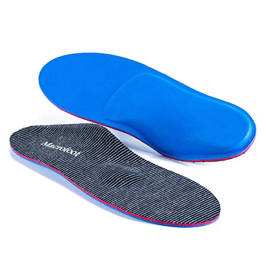 Cork Orthotics Shoe Insoles/Inserts/Pads with High Arch Supports for Women&Men,Plantar Fasciitis Boot Insole Orthopedic Over Pronation Orthotics for Flat Feet,Heel Bunions Metatarsus Pain Relief