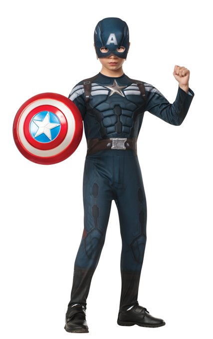 Rubies Captain America: The Winter Soldier Deluxe Stealth Suit Costume, Child Small