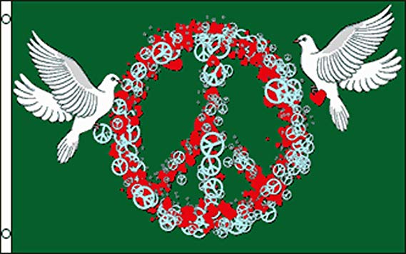 NEOPlex 3' x 5' Flag - "Peace w/Doves"