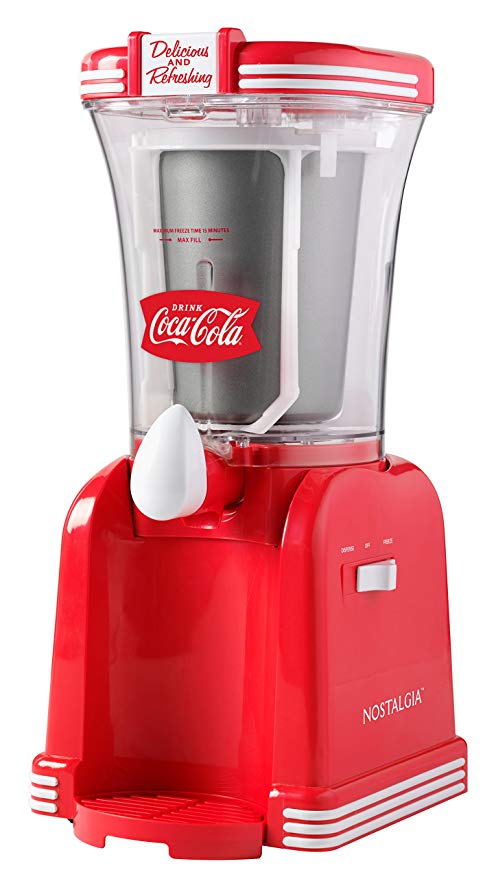 Nostalgia RSM650COKE 32-Ounce Slush Drink Maker, 32 oz. Coke Red