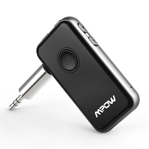 Mpow Bluetooth 4.1 Transmitter/Receiver, 2-in-1 Wireless Audio Adapter for Headphone, Speaker, TV, PC,etc