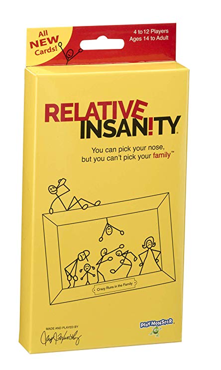 Relative Insanity Party Game Expansion/Travel Pack