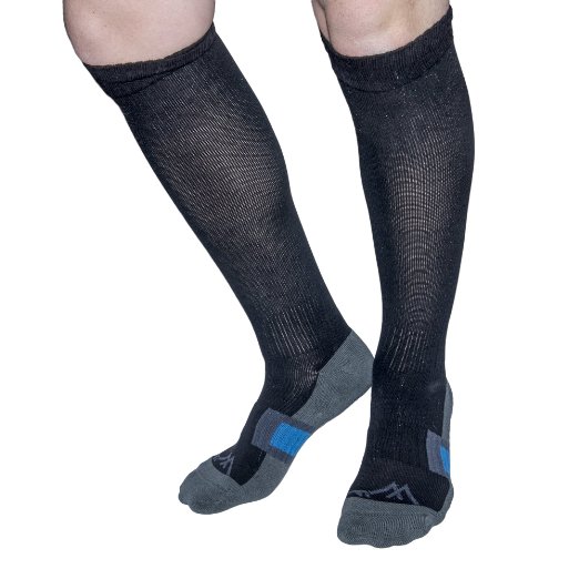 Wanderlust Air Travel Socks: Premium Compression Stockings For Men & Women. Guaranteed To Prevent Swelling, Pain, Edema, & DVT - Medical Grade Graduated Support, Recovery, And Relief - Best For Airplane Flight, Diabetics, & Arthritis!