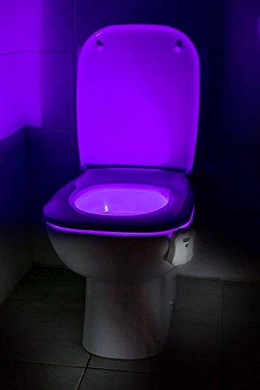 Auraglow Colour Changing LED Motion Activated Sensor Potty Training Toilet Bowl Night Light