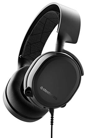 SteelSeries Arctis 3 Console - Stereo Wired Gaming Headset - for PlayStation 4, Xbox One, Nintendo Switch, VR, Android and iOS - Black [2019 Edition]