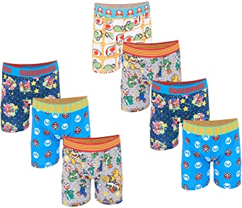 Nintendo Boys' Mario 5 Pack Briefs