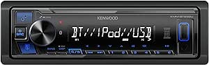 KENWOOD KMM-BT232U Bluetooth Car Stereo with USB Port, AM/FM Radio, MP3 Player, Detachable Face