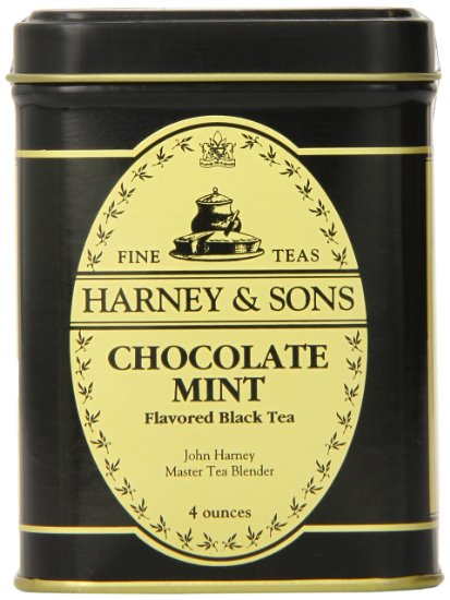 Harney & Sons Loose Leaf Black Tea, Chocolate Mint, 4 Ounce