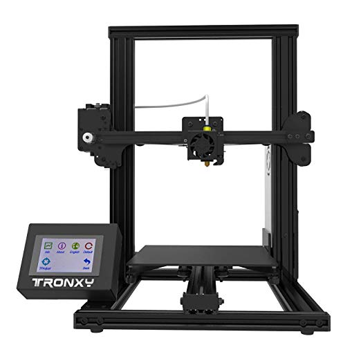TRONXY XY-2 Pro 3D Printer Wireless LCD 3D Printer with Color Touch Screen & Aluminum Frame, 4-Step DIY Assembled Upgraded Nozzle Heat Bed for PLA, ABS Flexible Filaments Large Print Size 220x220x260