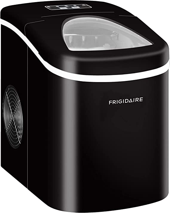 Frigidaire, 26 Lbs Portable Compact Icemaker, Ice Making Machine, Black