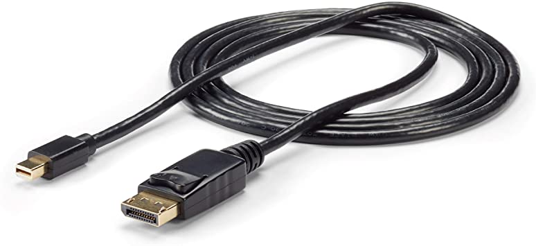 StarTech.com 6ft Mini DisplayPort to DisplayPort Cable - M/M - mDP to DP 1.2 Adapter Cable - Thunderbolt to DP w/ HBR2 Support (MDP2DPMM6)