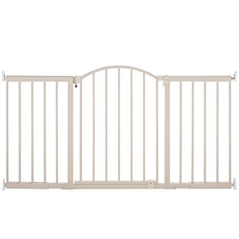 Summer Infant 6-Foot Extra Tall Metal Expansion Gate, Beige