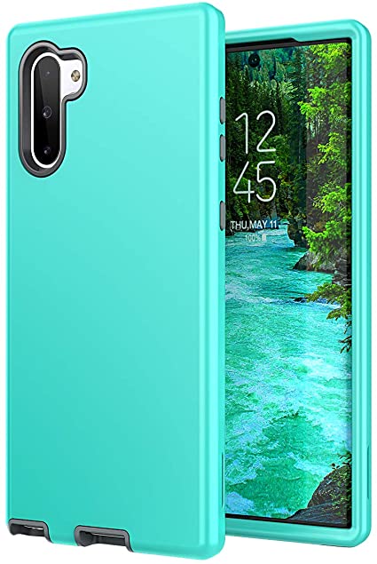WeLoveCase Galaxy Note 10 Case, Note 10 Cover 3 in 1 Hybrid Heavy Duty Protection Full Body Rugged Armor Shockproof TPU Bumper Hard PC Outer Shell Protective Case for Samsung Galaxy Note 10 Mint