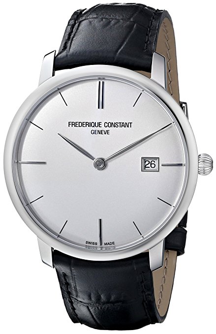 Frederique Constant Men's FC306S4S6 Slim Line Slim Line Mens Silver Dial Automatic Watch