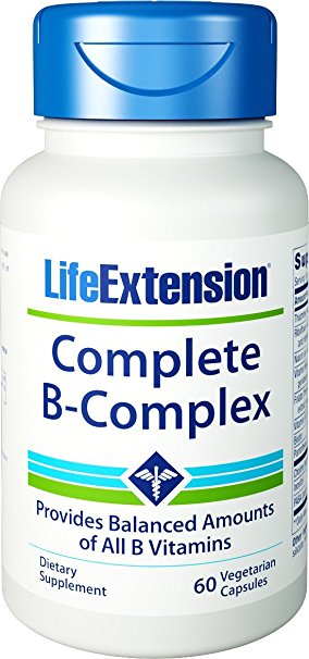 Life Extension Complete B-complex Vegetarian Capsules, 60 Count