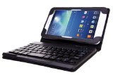 WAWO Samsung Tab 3 Lite 70 Inch Tablet Bluetooth Keyboard Cover Case - Black