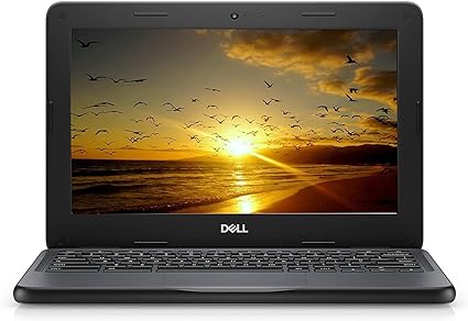 Dell Chromebook 11 3180 Laptop Computer, 11.6 Inch Laptop PC, Intel Celeron N3060, 4GB RAM, 32GB SSD, Webcam, Wi-Fi, Bluetooth, HDMI, Chrome OS (Renewed)