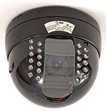 Q-See QPD308 Indoor Dome CCD Camera w/30ft Night Vision (Color)
