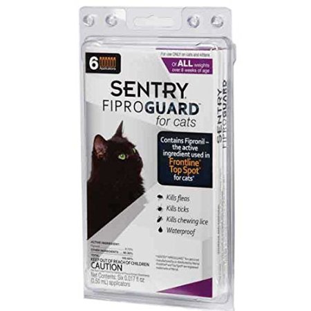 Sentry Fiproguard  Flea and Tick Topical Drops for Cats