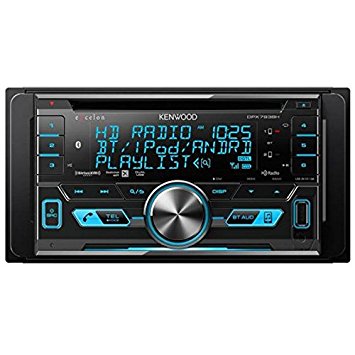 Kenwood Excelon DPX793BH In Dash Double Din CD Receiver with Built in Bluetooth and HD Radio