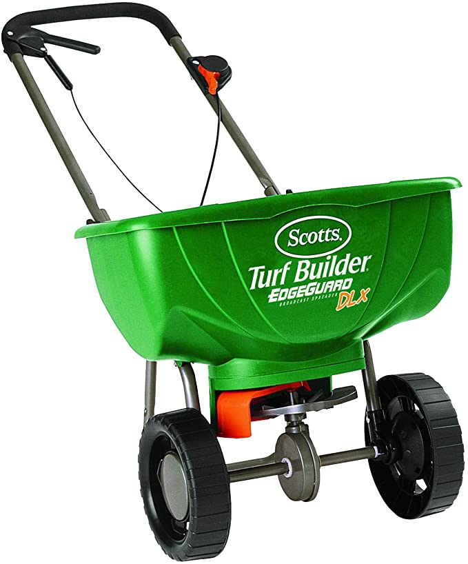 Scotts 75243 Turf Builder Edgeguard DLX Broadcast Spreader 15, 000 sq.ft