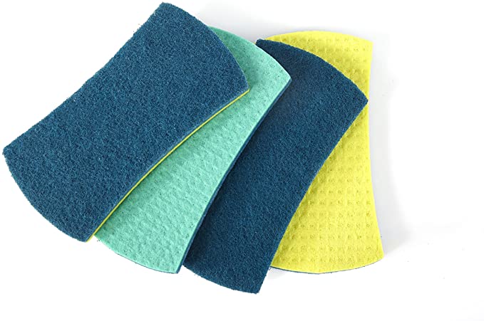 Full Circle Stretch Counter Scrubbers, Set of 4