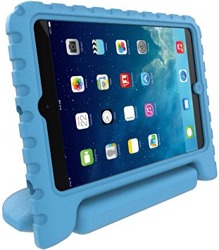 iPad Air Kids Case: Stalion® Safe Shockproof Protection for Apple iPad Air (5th Generation)(Berry Blue) Kid Proof   Ultra Lightweight   Comfort Grip Carrying Handle   Folding Stand