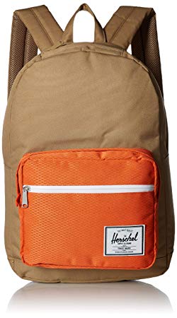 Herschel Supply Co. Pop Quiz Backpack, Kelp/Vermillion Orange, One Size